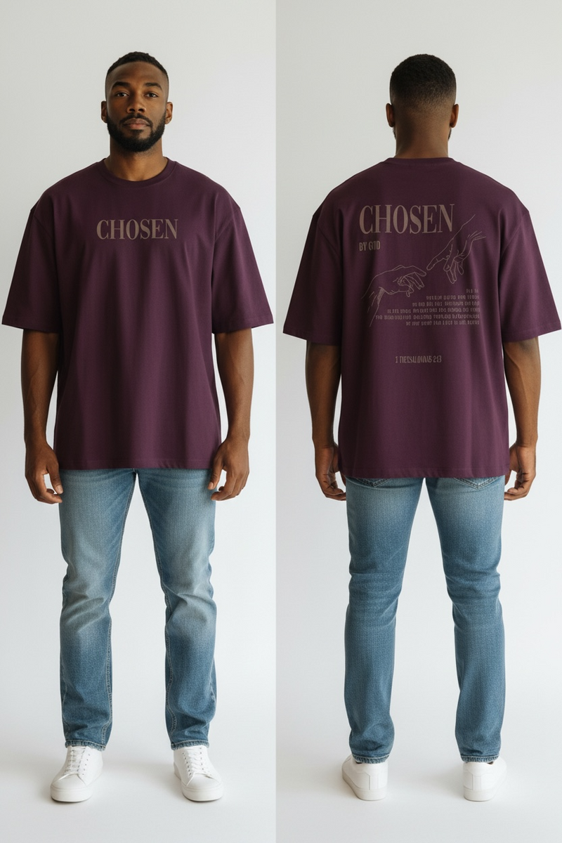 Oversized Washed Graphic T-Shirt 260 gsm – SHREE MAHARAJA SILKS